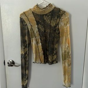 Multi-Color Mockneck Longsleeve